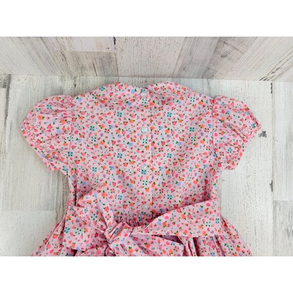 The Beaufort Bonnet Company Dottie Hart Smocked Dress Fall Fest Floral Girls 7 - Picture 8 of 11